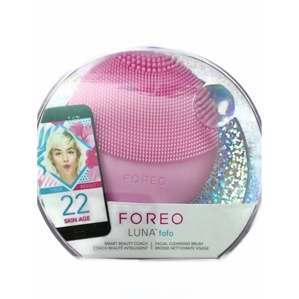 FOREO LUNA Fofo Smart Facial Cleansing and Firming Massage Brush Pearl Pink